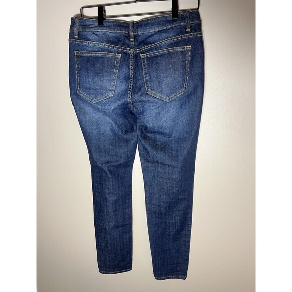 Boston Proper Distressed Studded Jeans Size 10 Embellished Excellent Condition - Picture 11 of 14